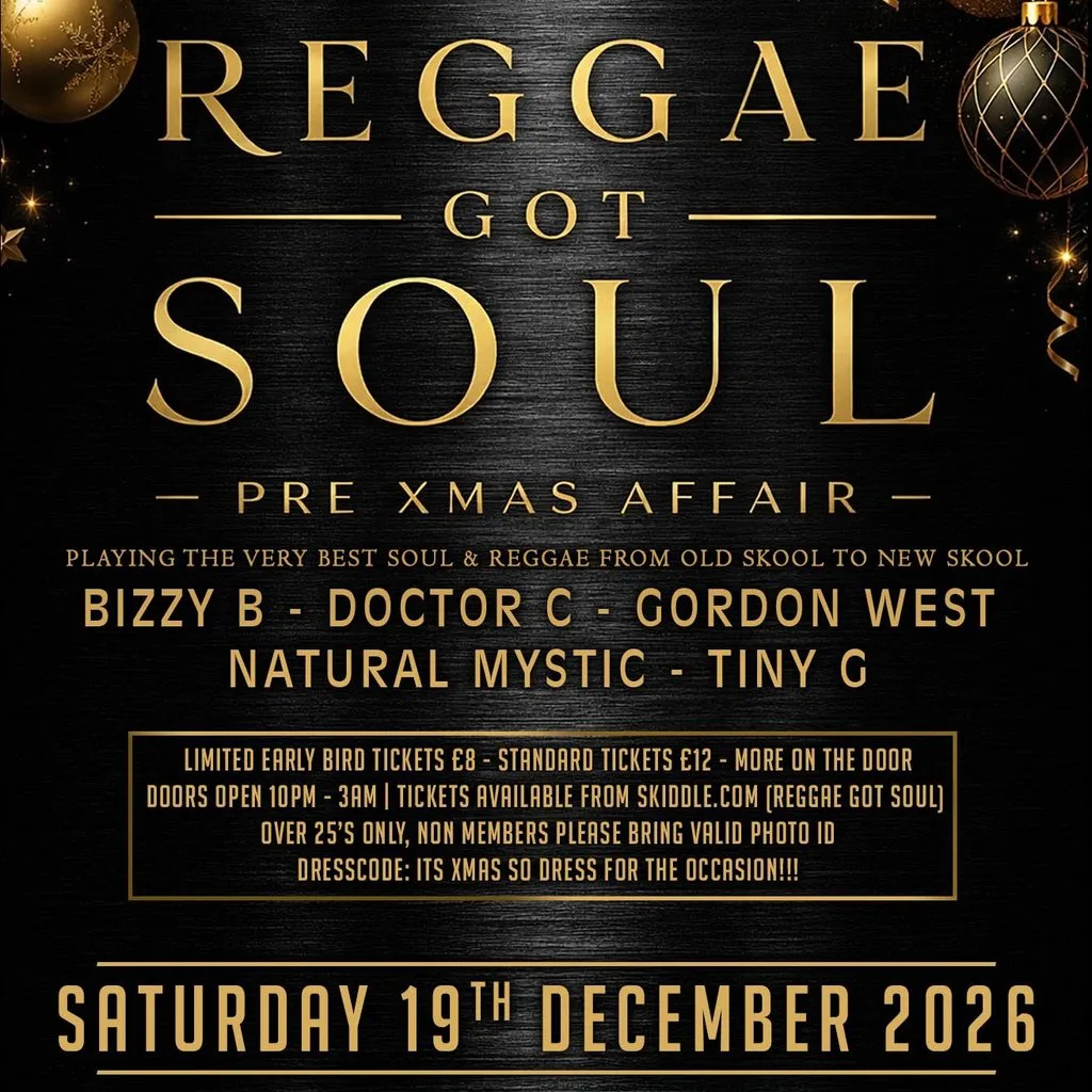 Reggae got soul at Grosvenor Casino Didsbury