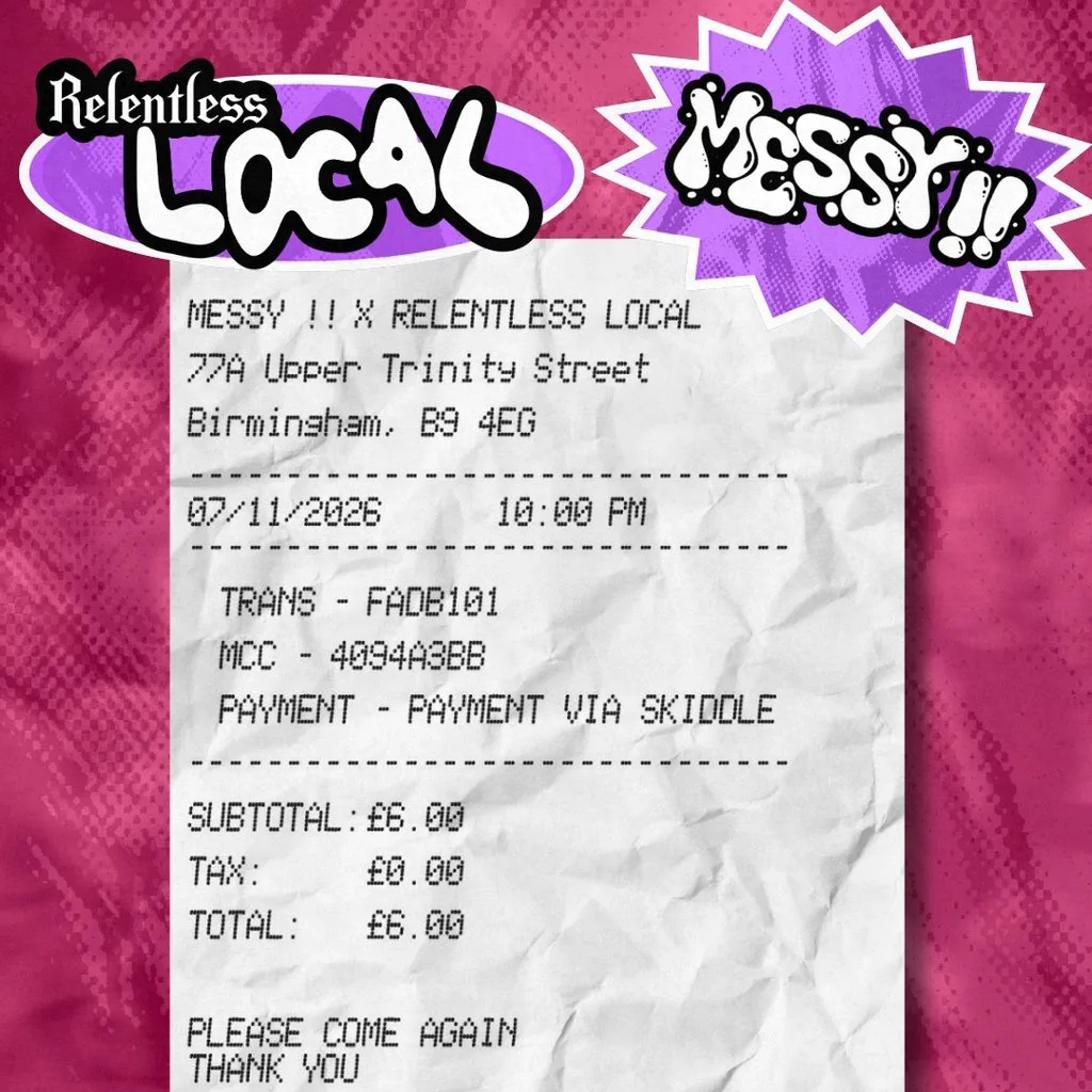 Relentless Local X MESSY !! Present: MESSY MARKET !! at At A Secret Location