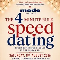 Speed Dating no swiping: The 4 minute rule at Mode