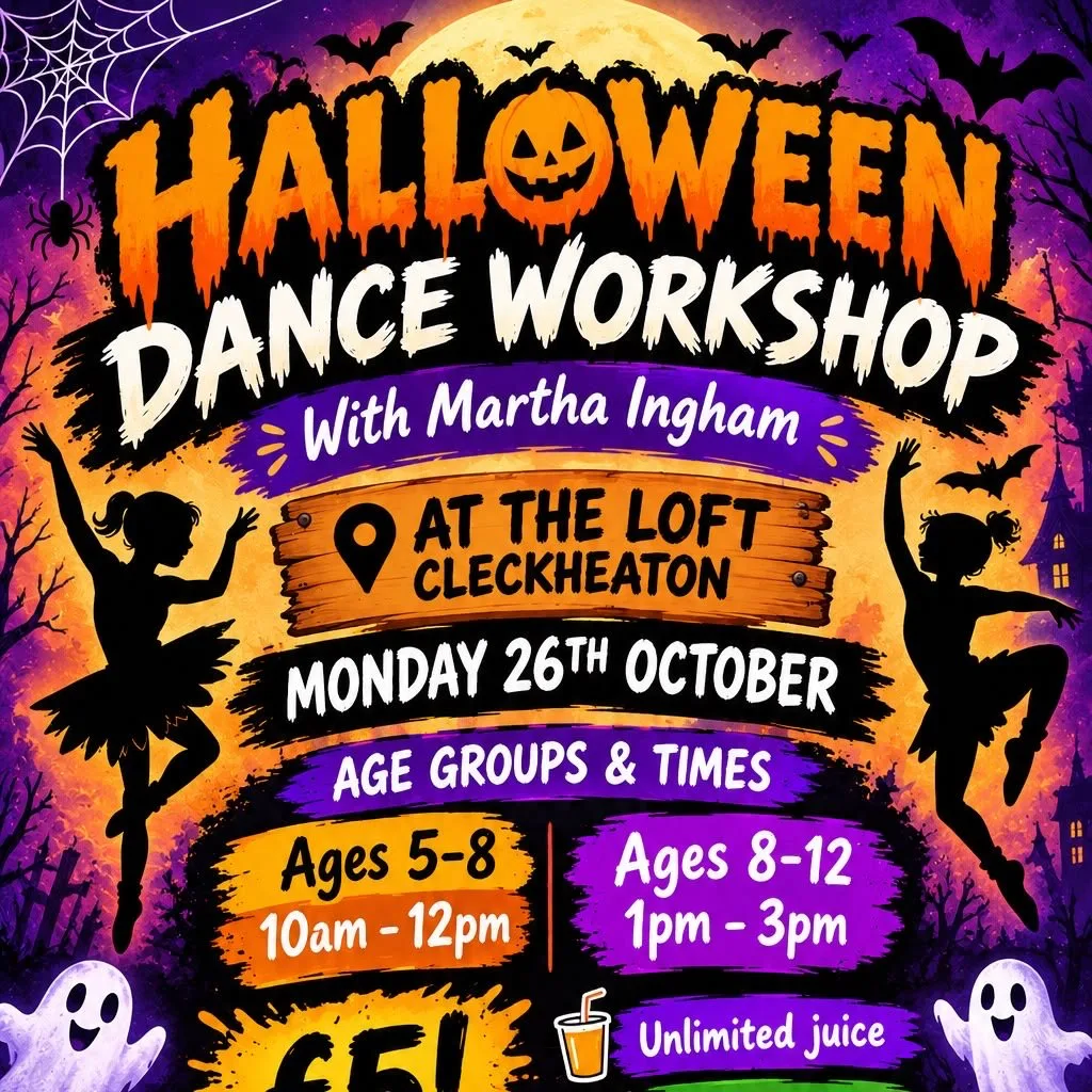Halloween Dance WorkShop at The Loft Cleckheaton