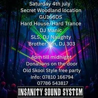 Insanity in the woods at Private Woodland