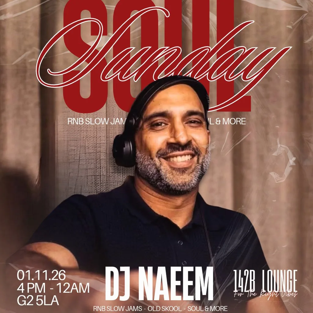 SOUL SUNDAYS feat. DJ NAEEM at 142B Lounge Glasgow