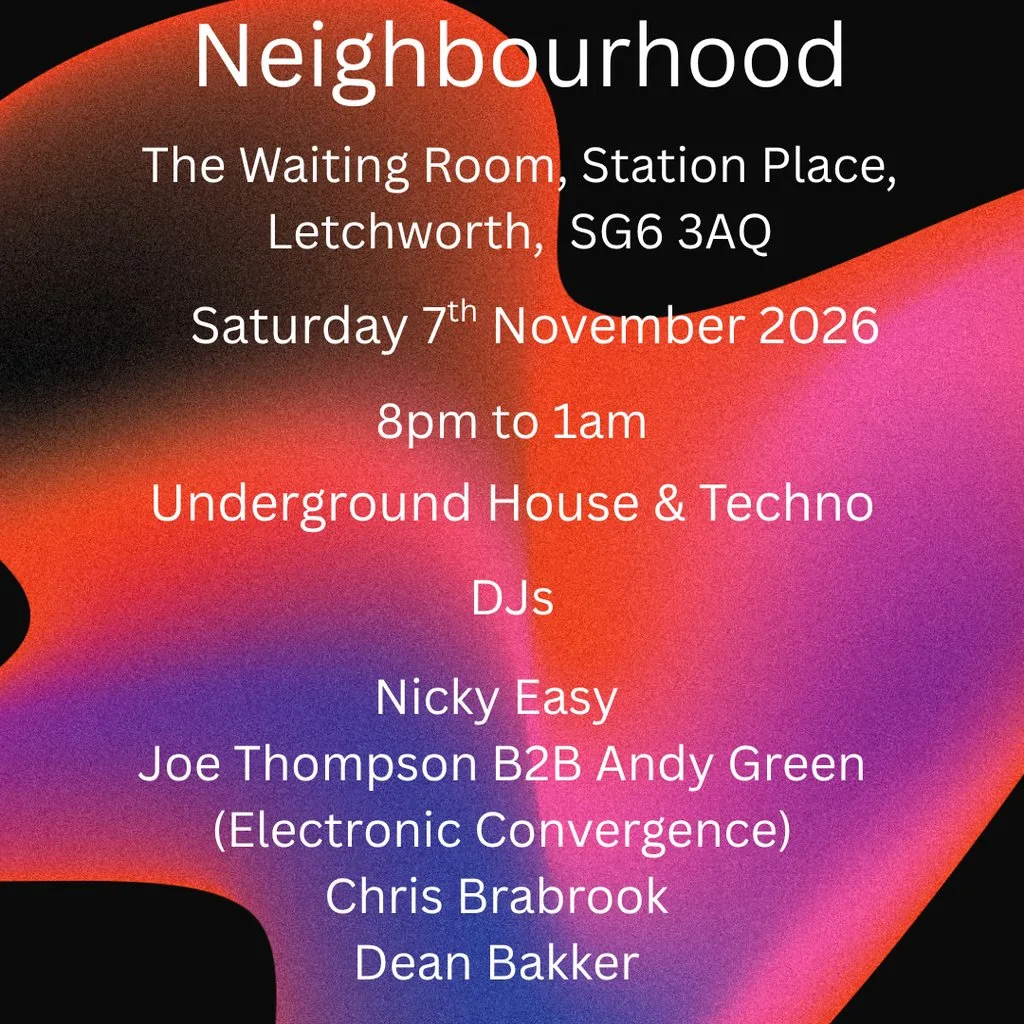 Neighbourhood Saturday 7th November 2026