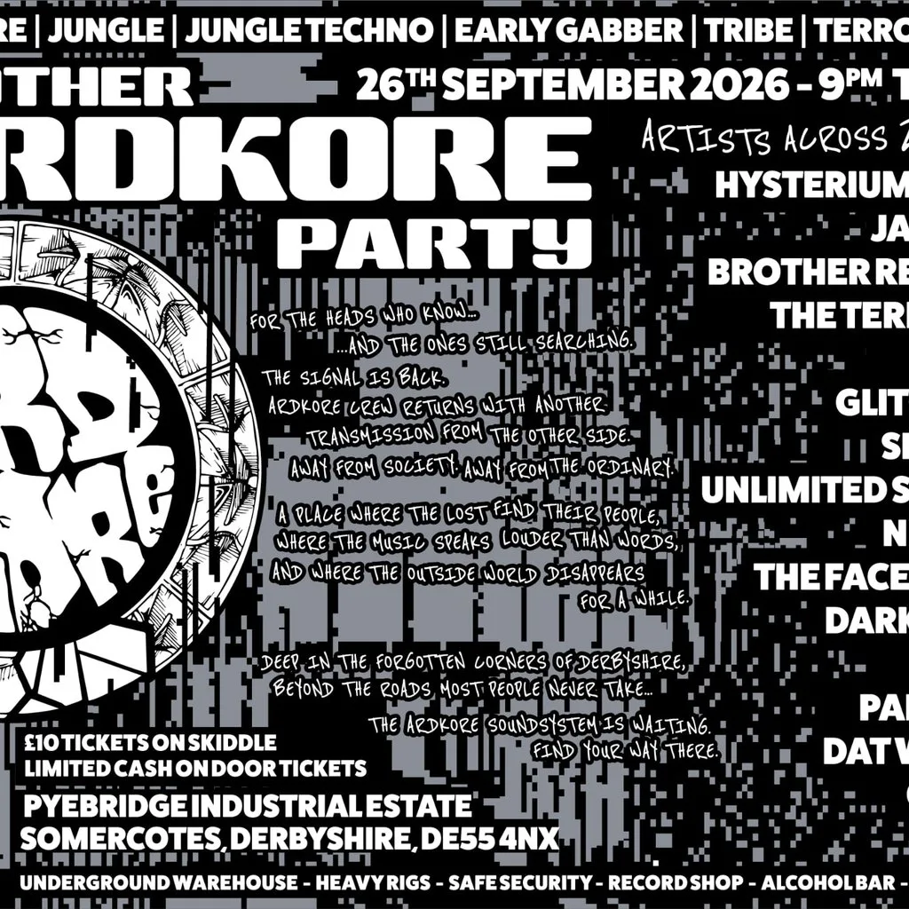 another ARDKORE party at The Unit Warehouse