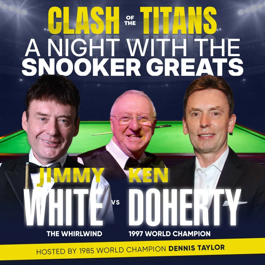 Clash of the Titans -A Night with Snooker Greats at Exmouth Pavilion