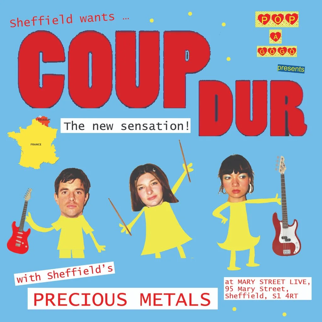 Franco-Belgian band COUP DUR with PRECIOUS METALS at Mary Street Live