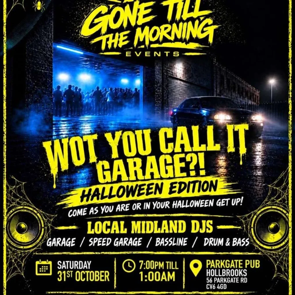 Gone till the morning events presents What you call it garage?!