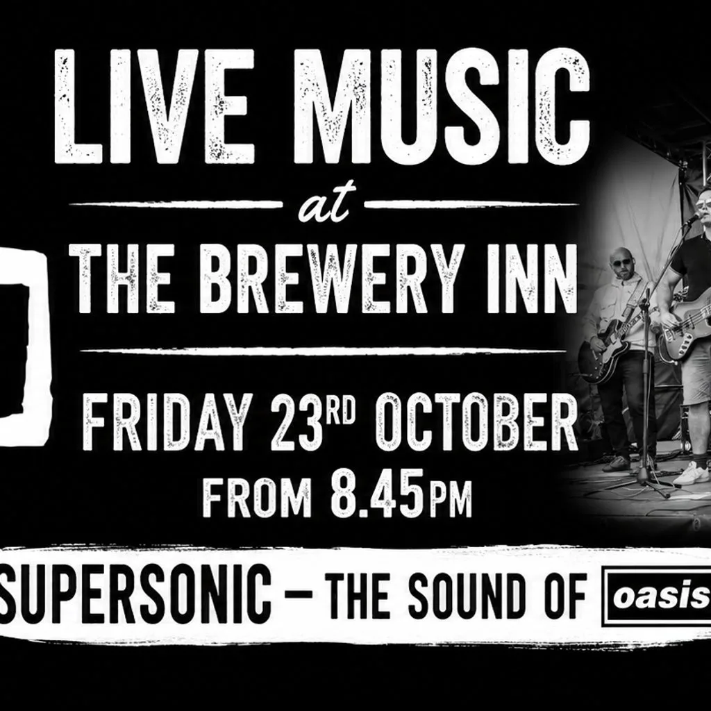 Supersonic - The Sound of Oasis at The Brewery Inn 23/10/2026 at The Brewery Inn