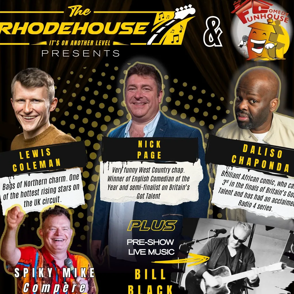 Three comedians. One great afternoon. Plenty of laughs!