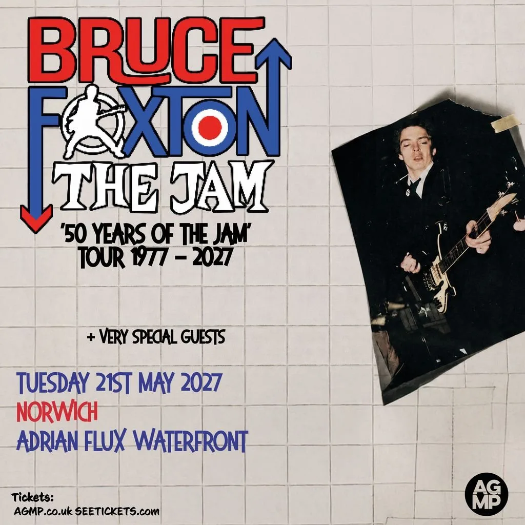 BRUCE FOXTON '50 years of The Jam' at The Adrian Flux Waterfront