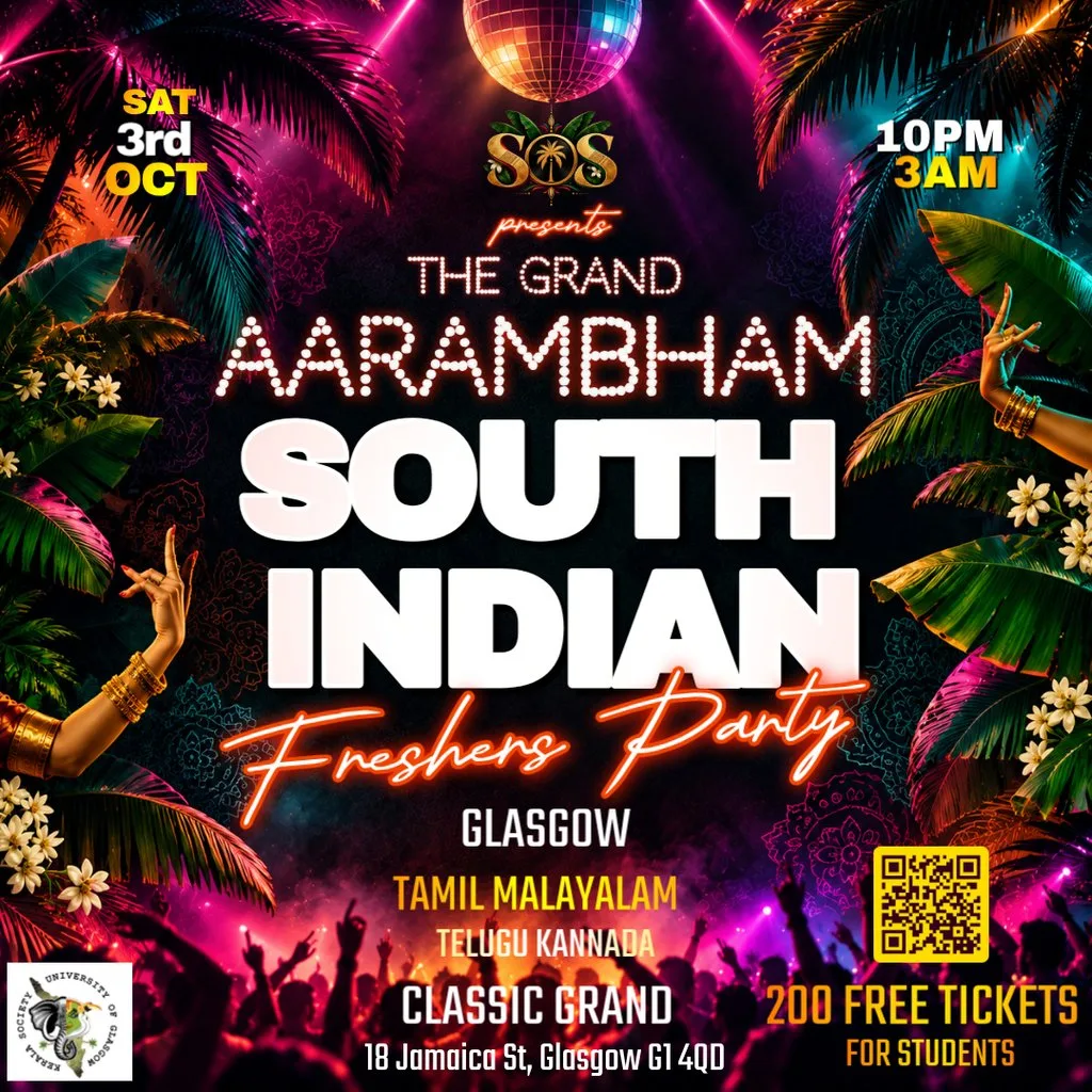 AARAMBHAM: South Indian Freshers Party: SOS Events at The Classic Grand