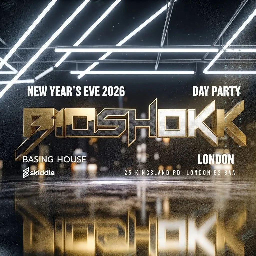 BIOSHOKK Nye Day time party. Shoreditch London at Basing House
