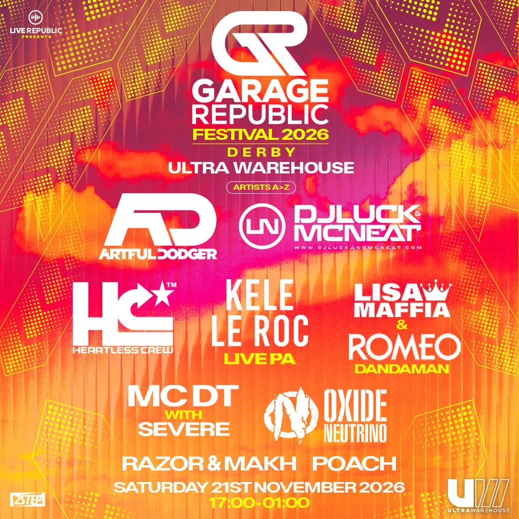 Garage Republic Festival | Ultra Warehouse Derby at Ultra Warehouse