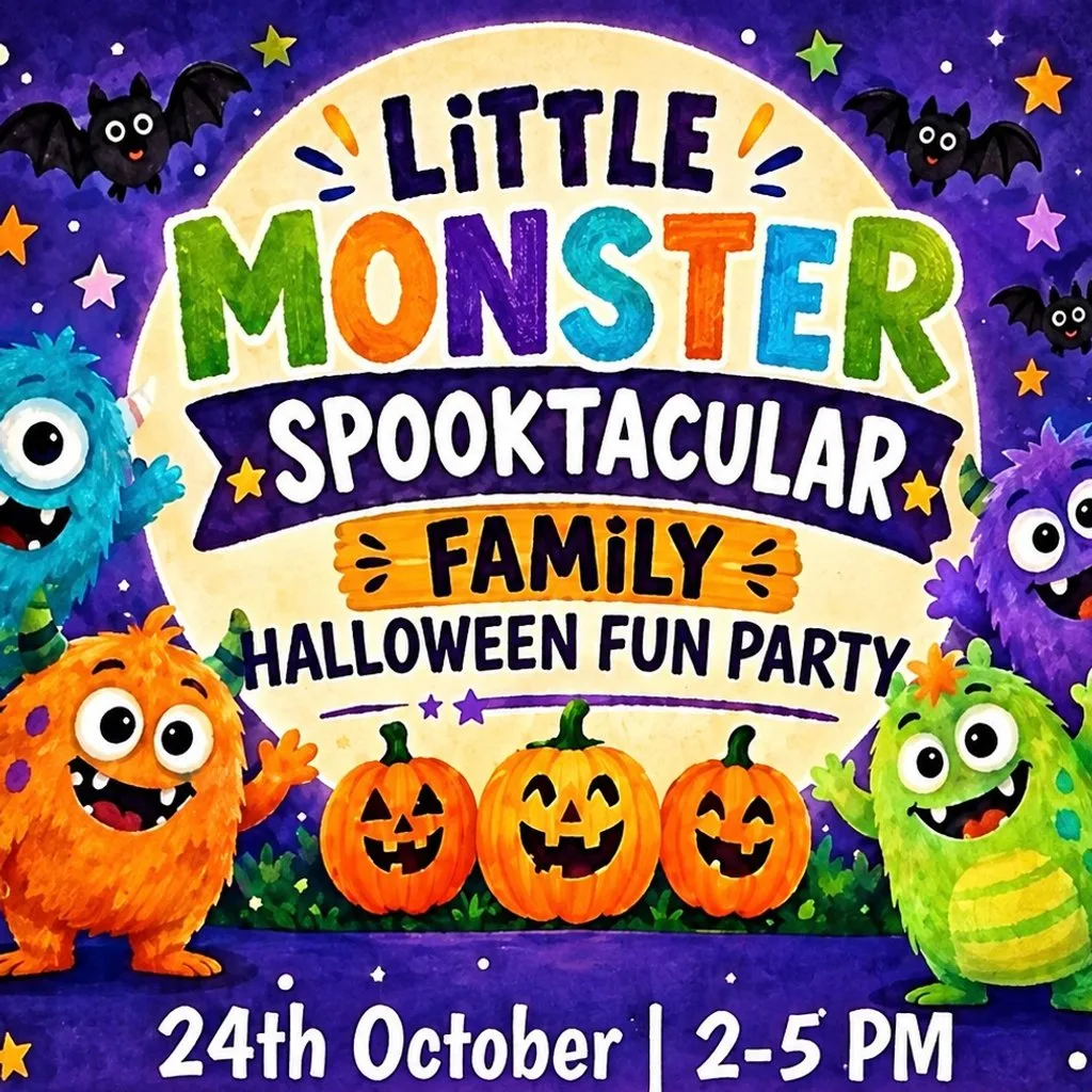 Little Monster Spooktacular Family Halloween Fun Party at Westbourne Community Centre