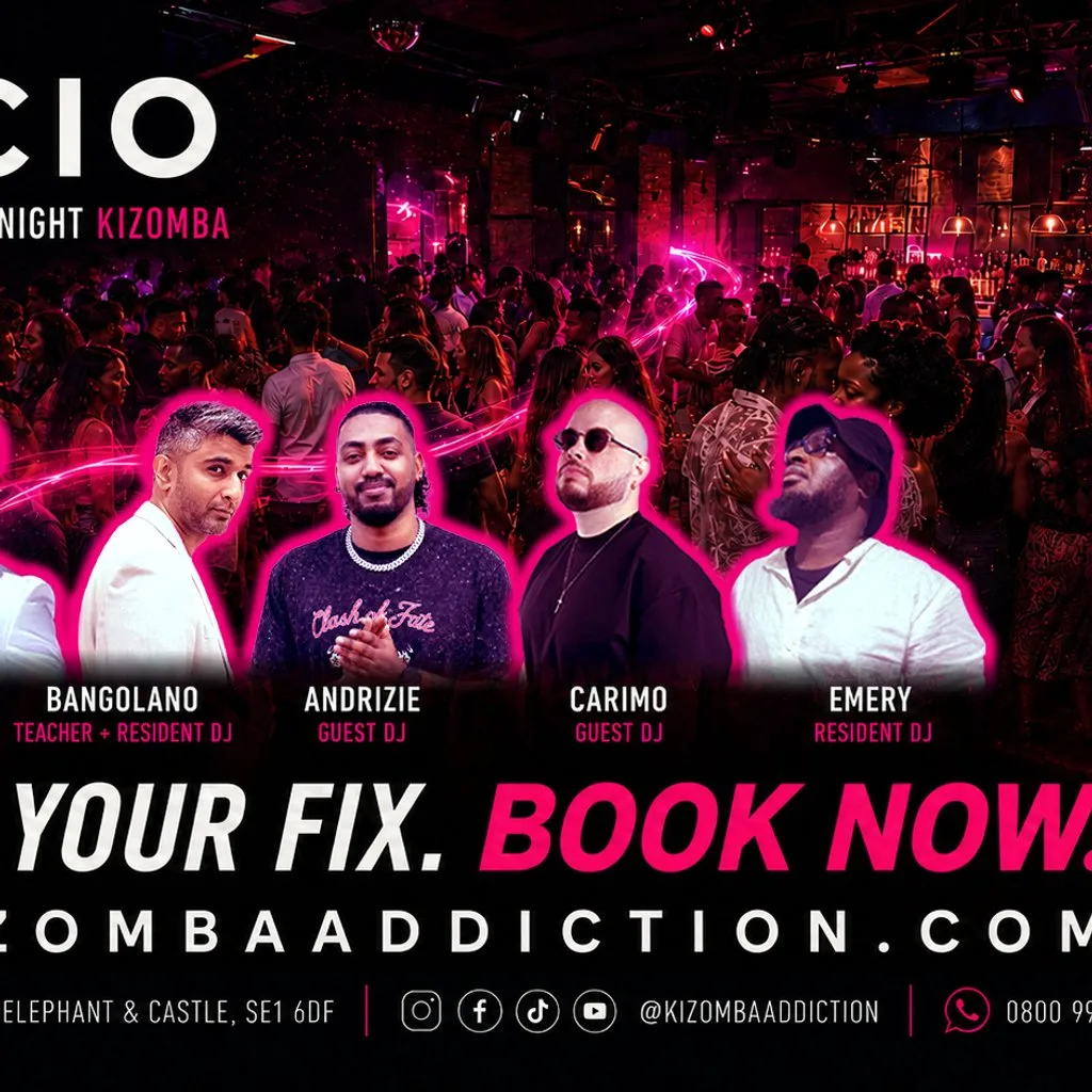 VÍCIO: Saturday Kizomba Classes & Party in London Until 5AM at Casa Ritmo Elephant And Castle)