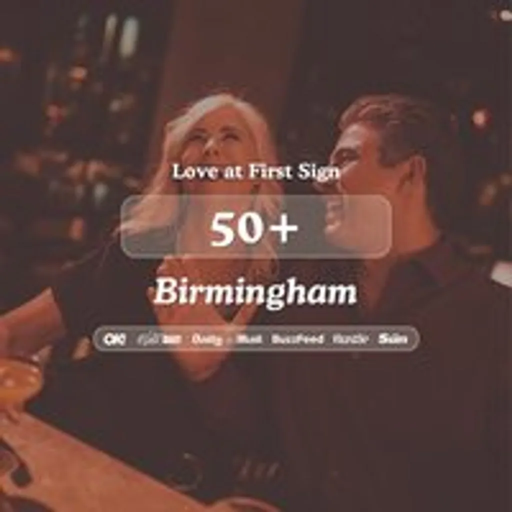 50+ Singles Night at S&L Birmingham| Love at First Sign at The Slug And Lettuce, Brindley Place, Birmingham