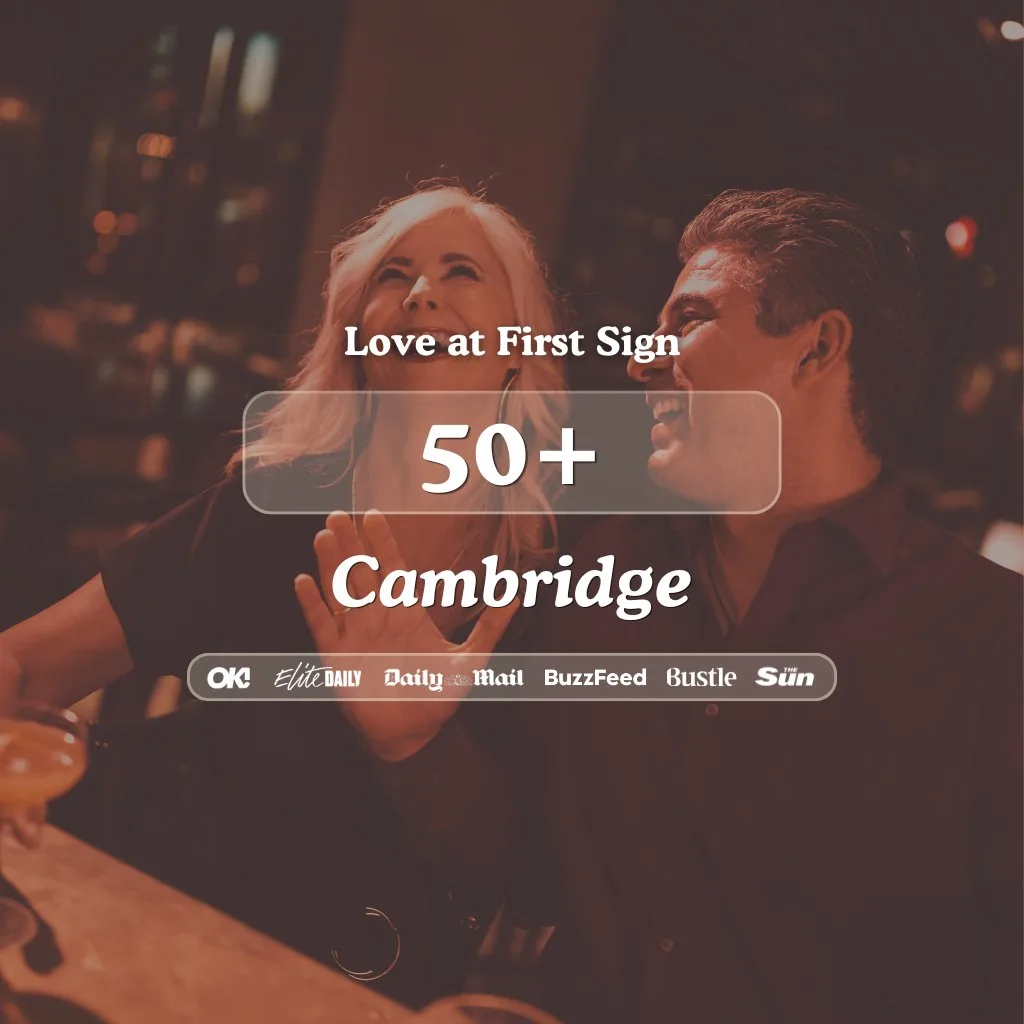50+ Singles Night at Tivoli Cambridge| Love at First Sign at The Tivoli Cambridge