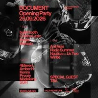 Document Opening Party: bullet tooth, Cristina Lazic, Kepler ++ at DOCUMENT Bristol