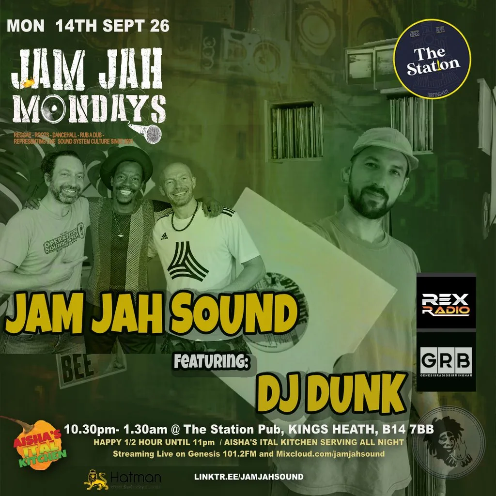Jam Jah Mondays ft DJ DUNK at The Station Pub