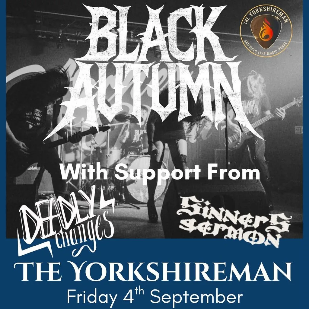 Black Autumn (Feat. Former StOp! sToP! Guitarist, Lewis Alcock) at Yorkshireman Rockbar