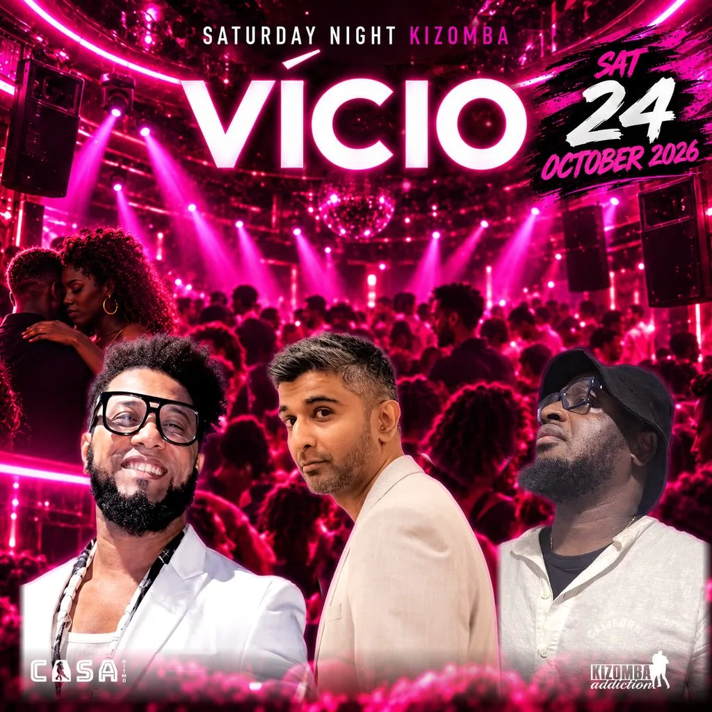 VÍCIO: Saturday Kizomba Classes & Party Until 5AM