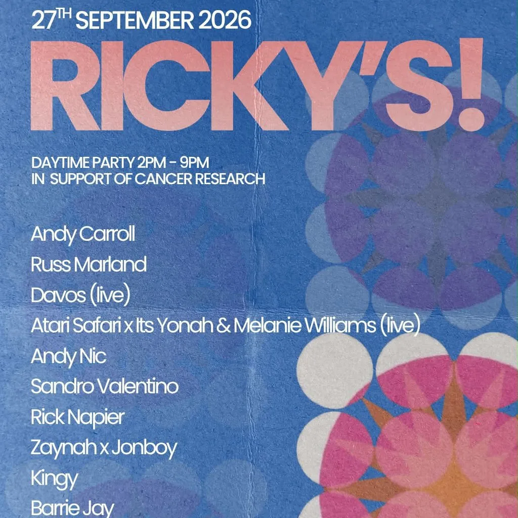 Ricky's : In support of Cancer Research at Vestry 55 Chapel St, Chorley