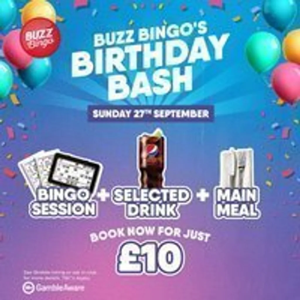 Buzz Birthday Bash 27/09 - Buzz Bingo Irvine at Buzz Bingo Irvine