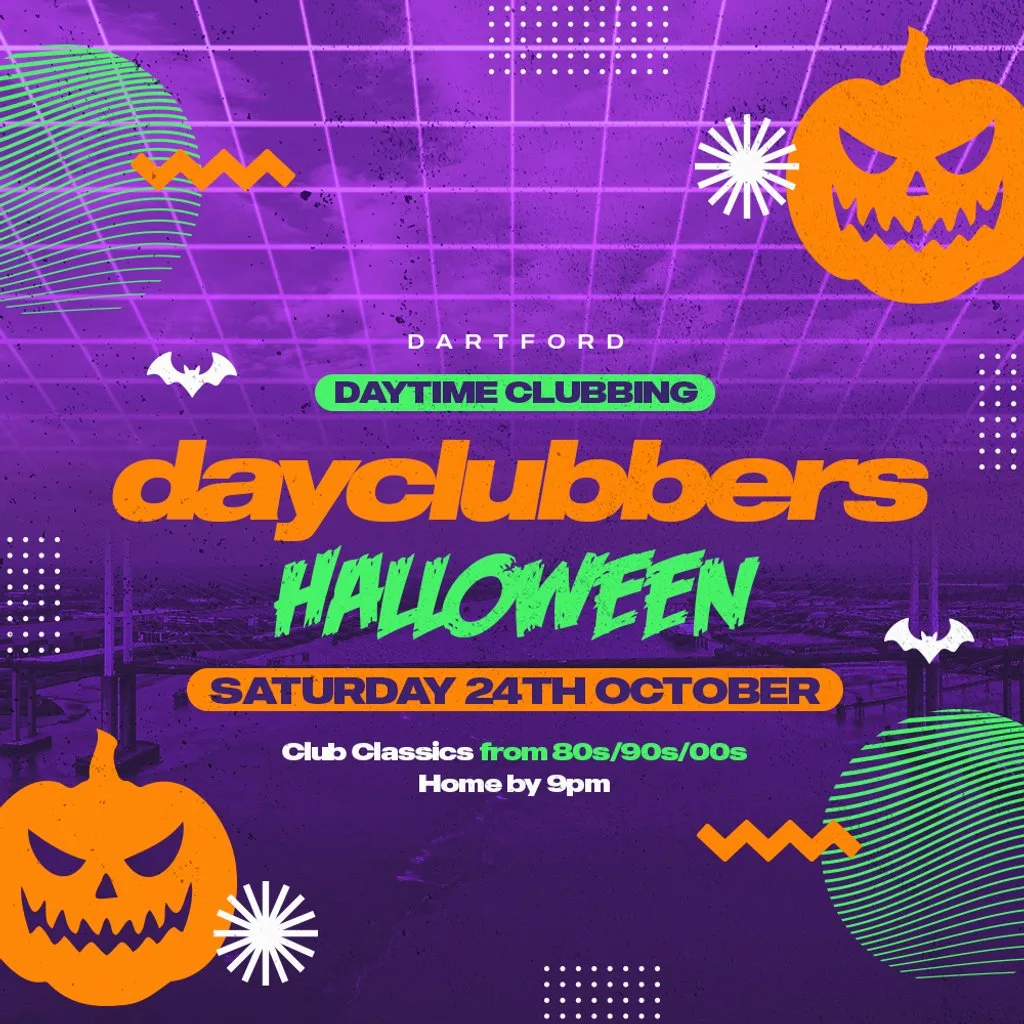 Dartford - DayClubbers: The Halloween Day Party! at ATIK Dartford