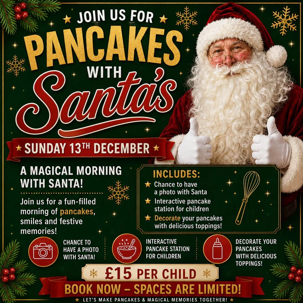 Breakfast with Santa at The White Horse Tilbrook