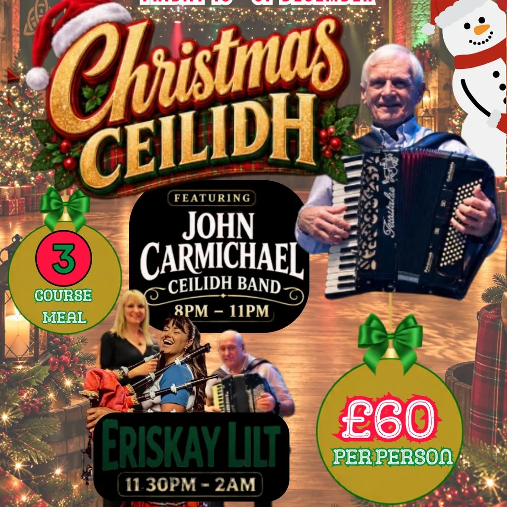 Christmas in the Glasgow Irish Centre Presents Ceilidh Night at Graces Glasgow
