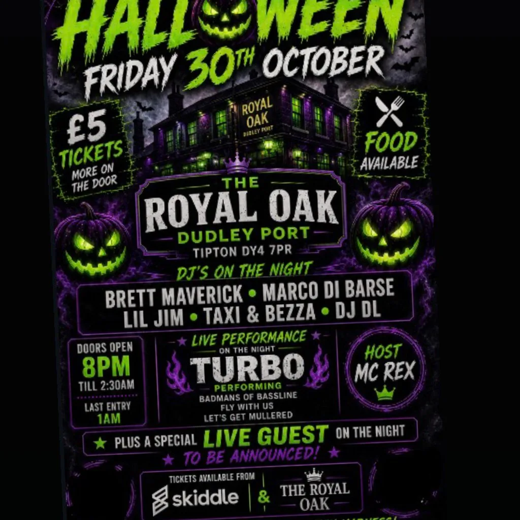 Halloween party at Royal Oak