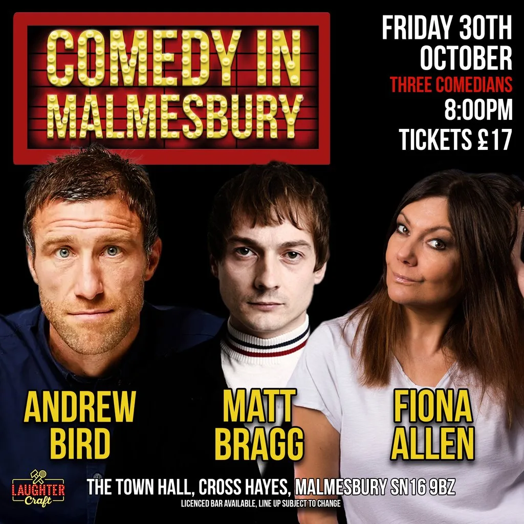 Comedy in Malmesbury at Malmesbury Town Hall