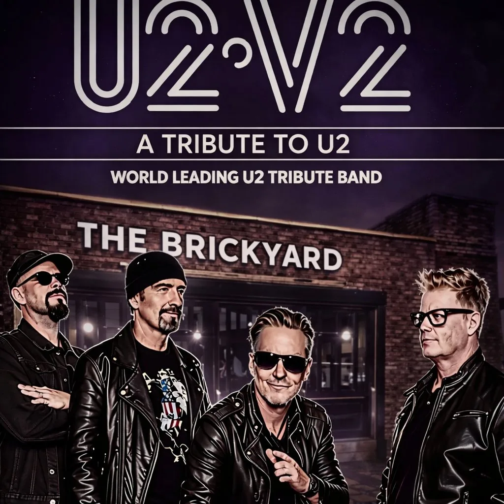 U2V2 - The Brickyard, Carlisle 26th June 2027 at The Brickyard