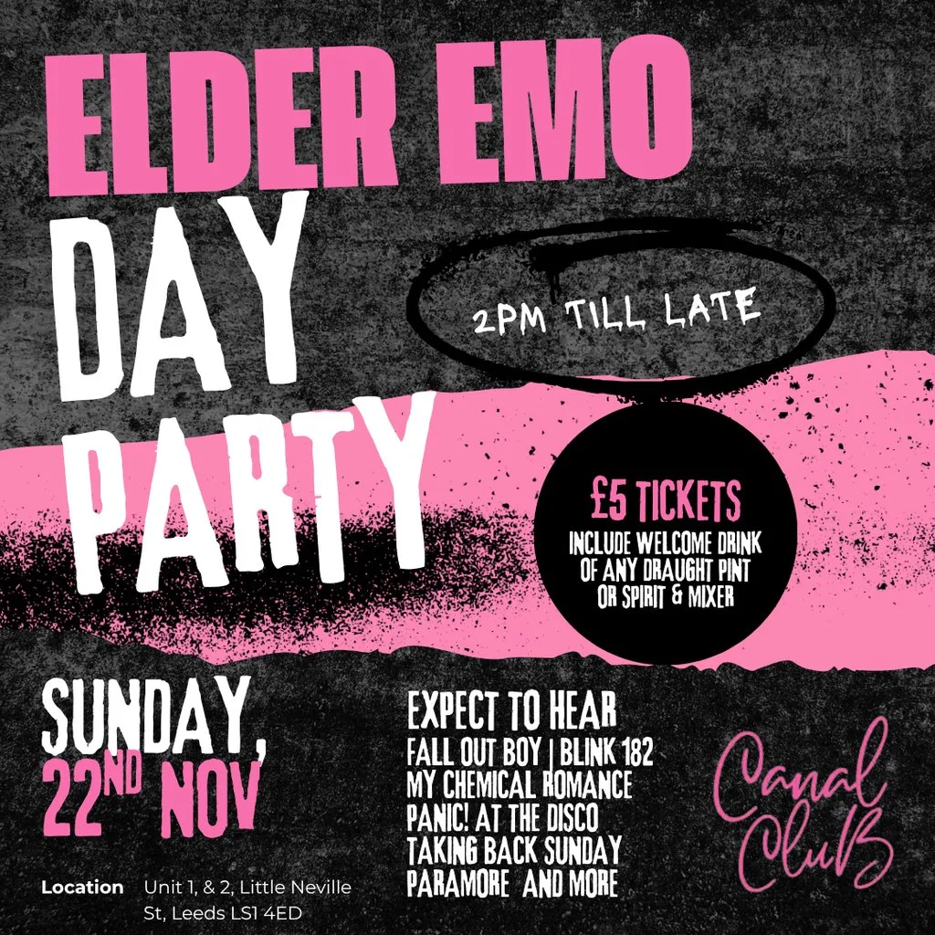 Elder Emo Day Party | Pop Punk, Emo & Alternative Anthems | Cana at Canal Club