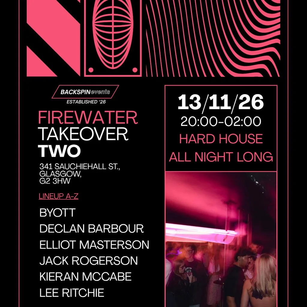 Backspin Events: Firewater Takeover II at Firewater