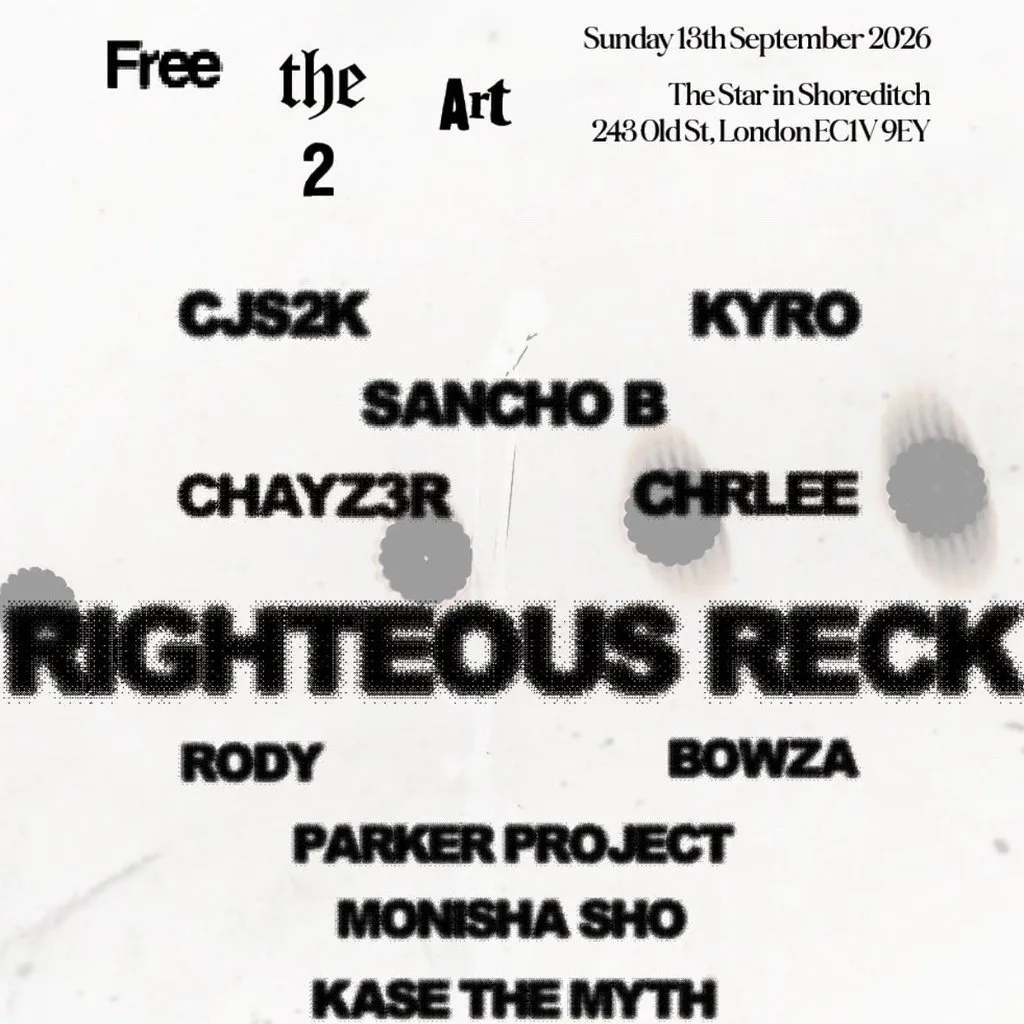 Valley Events: FREE THE ART at The Star Shoreditch