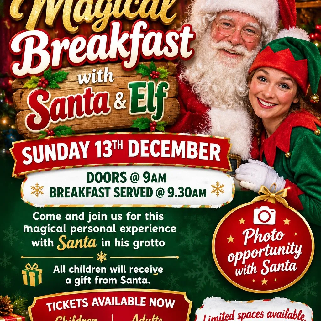Breakfast with Santa at 90 Boldmere