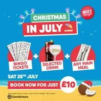 Xmas In July Night Out 25/07 - Buzz Bingo Grimsby at Buzz Bingo Grimsby