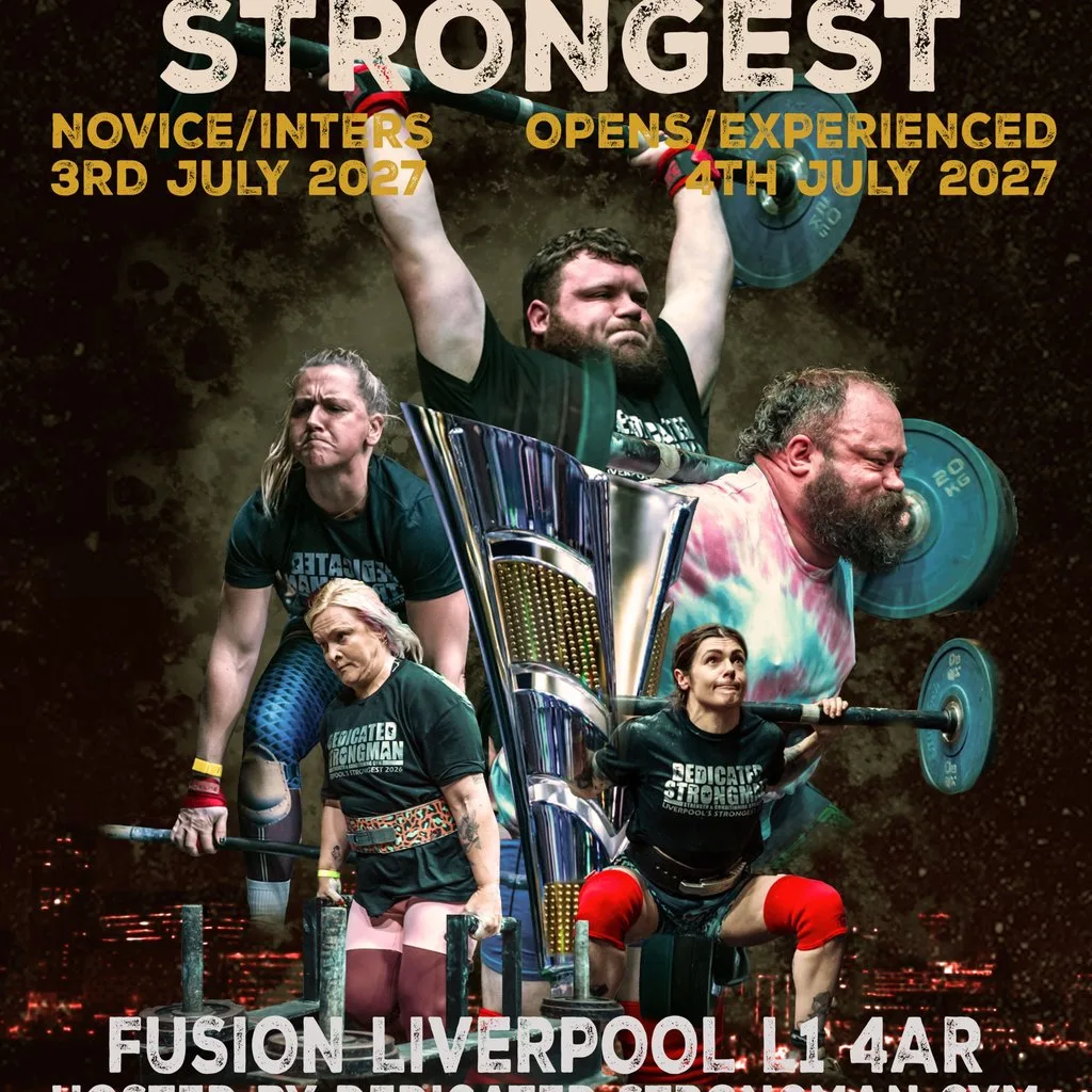 Liverpools Strongest Man & Woman 2027 at Fusion Night Club Liverpool
