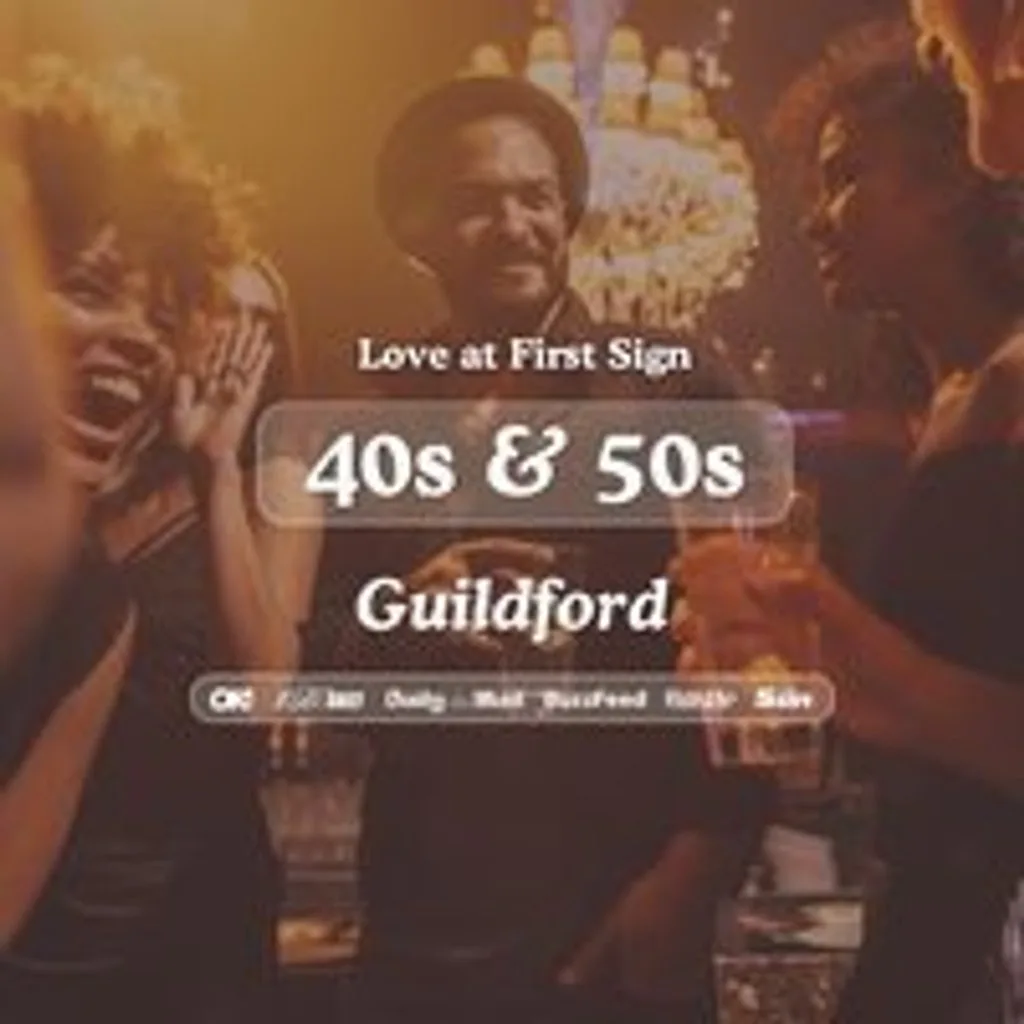 40s&50s Singles Night @ All Bar One Guildford|Love at First Sign at All Bar One Guildford