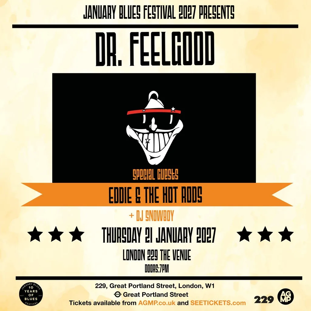 January Blues: DR. FEELGOOD + EDDIE & THE HOT RODS