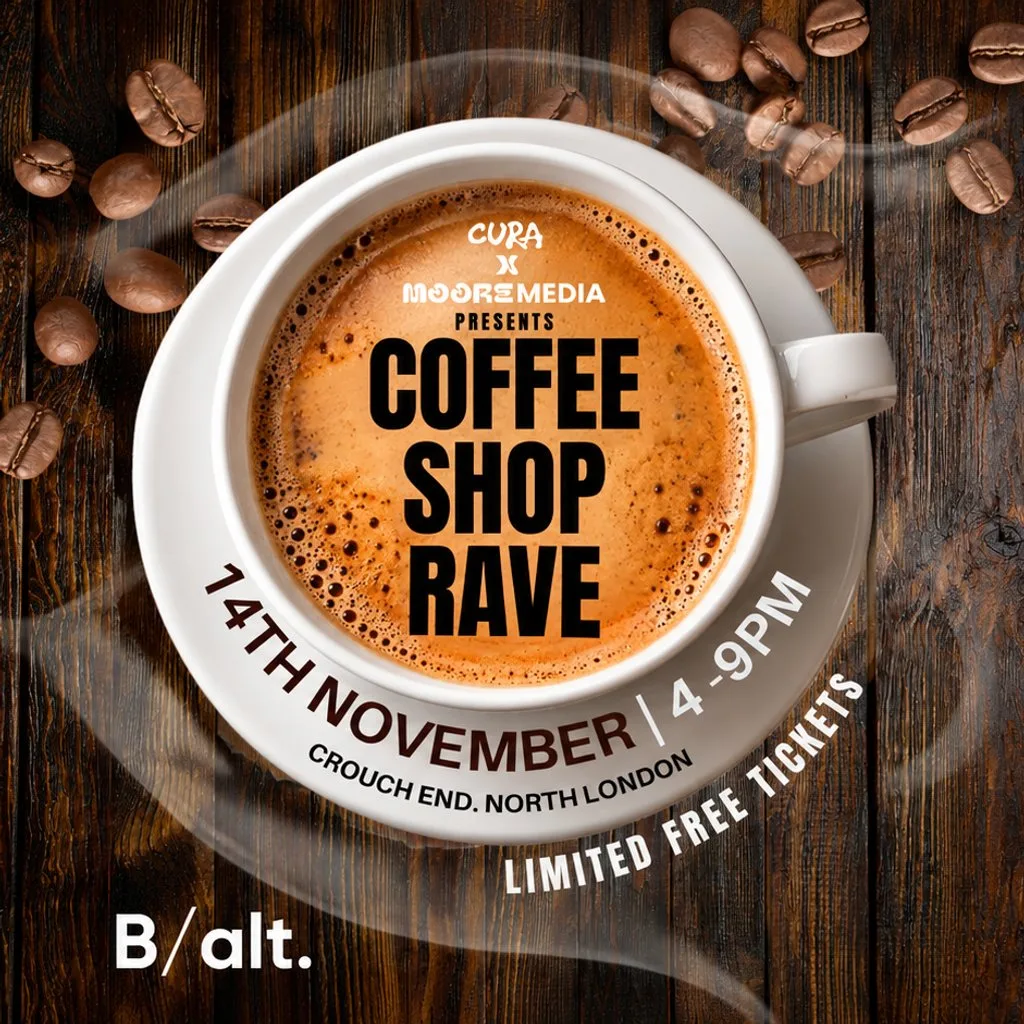 MooreMedia x Cura Presents: Coffee Shop Rave at B/alt Bakery
