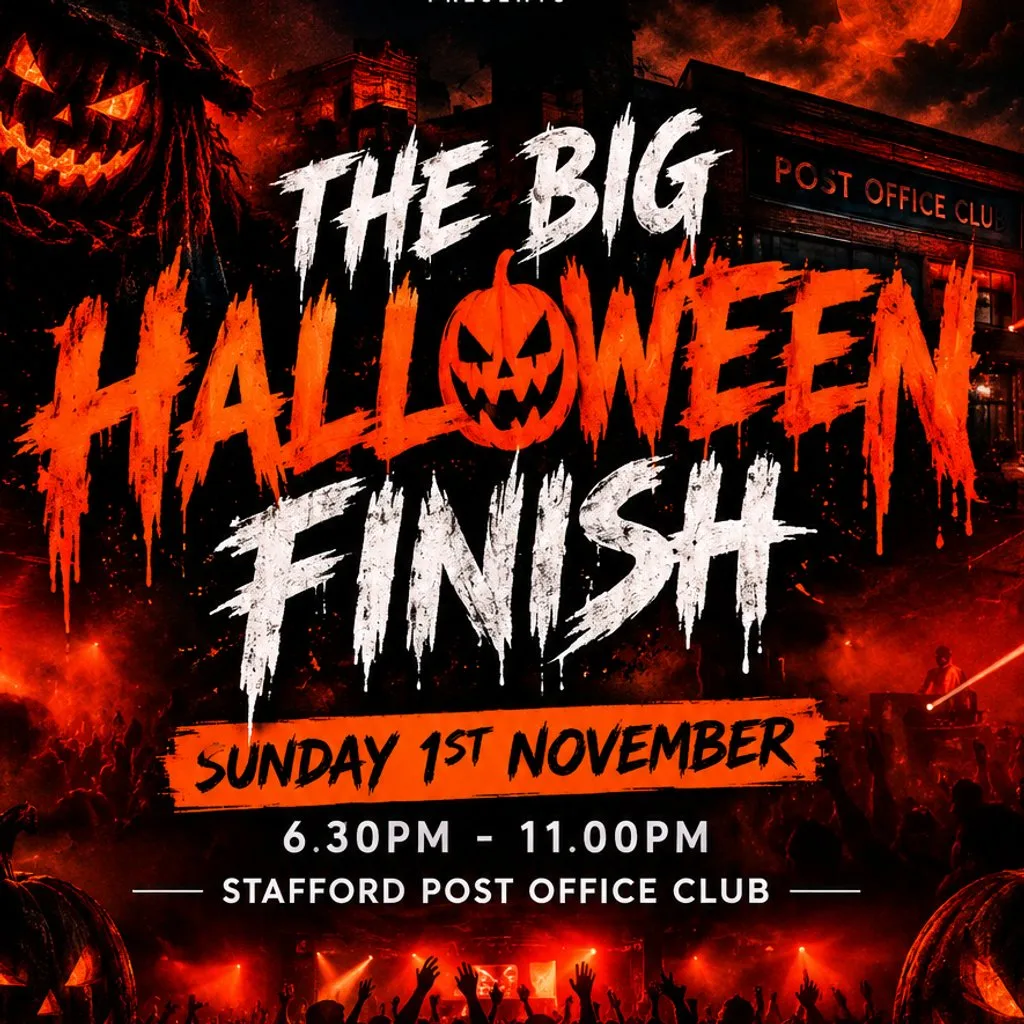 The Big Halloween Finish at Stafford Post Office Club