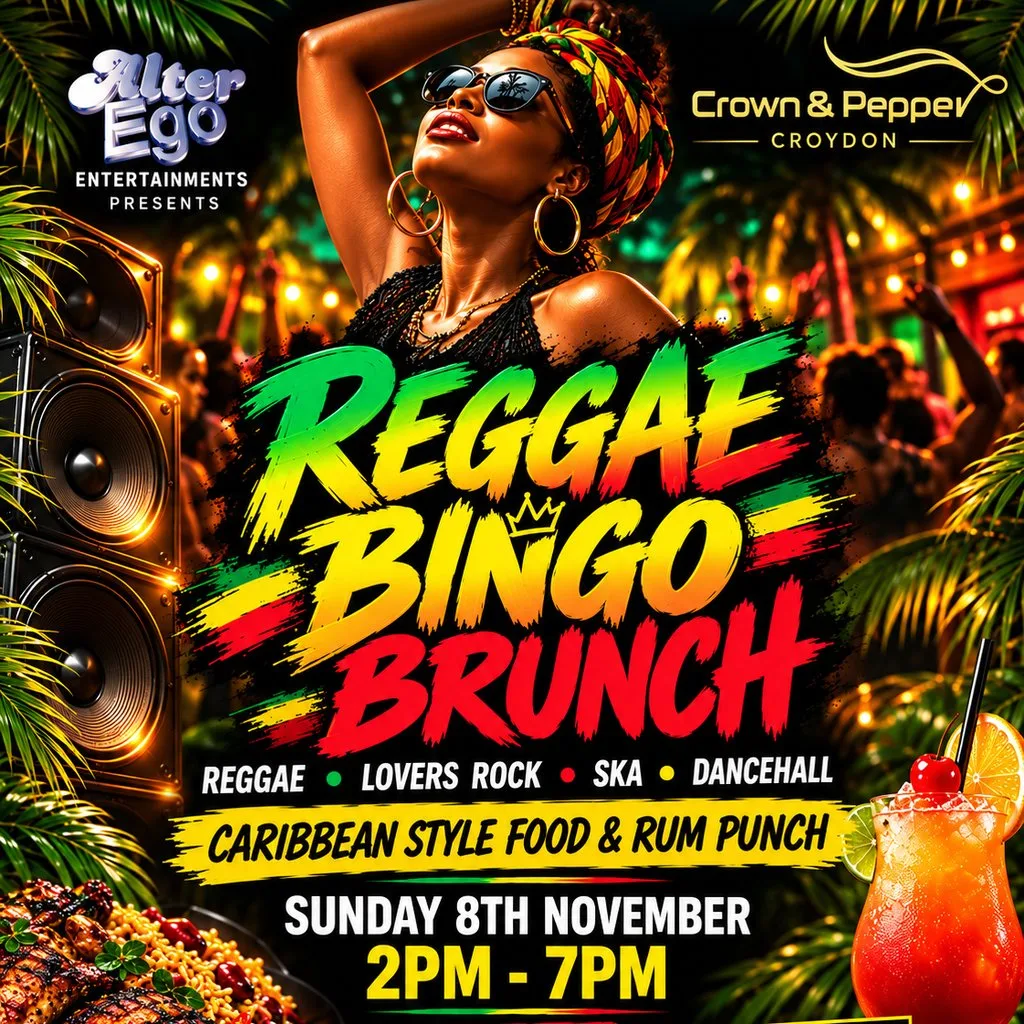 Alter Egos Bottomless Reggae Bingo Brunch - Croydon