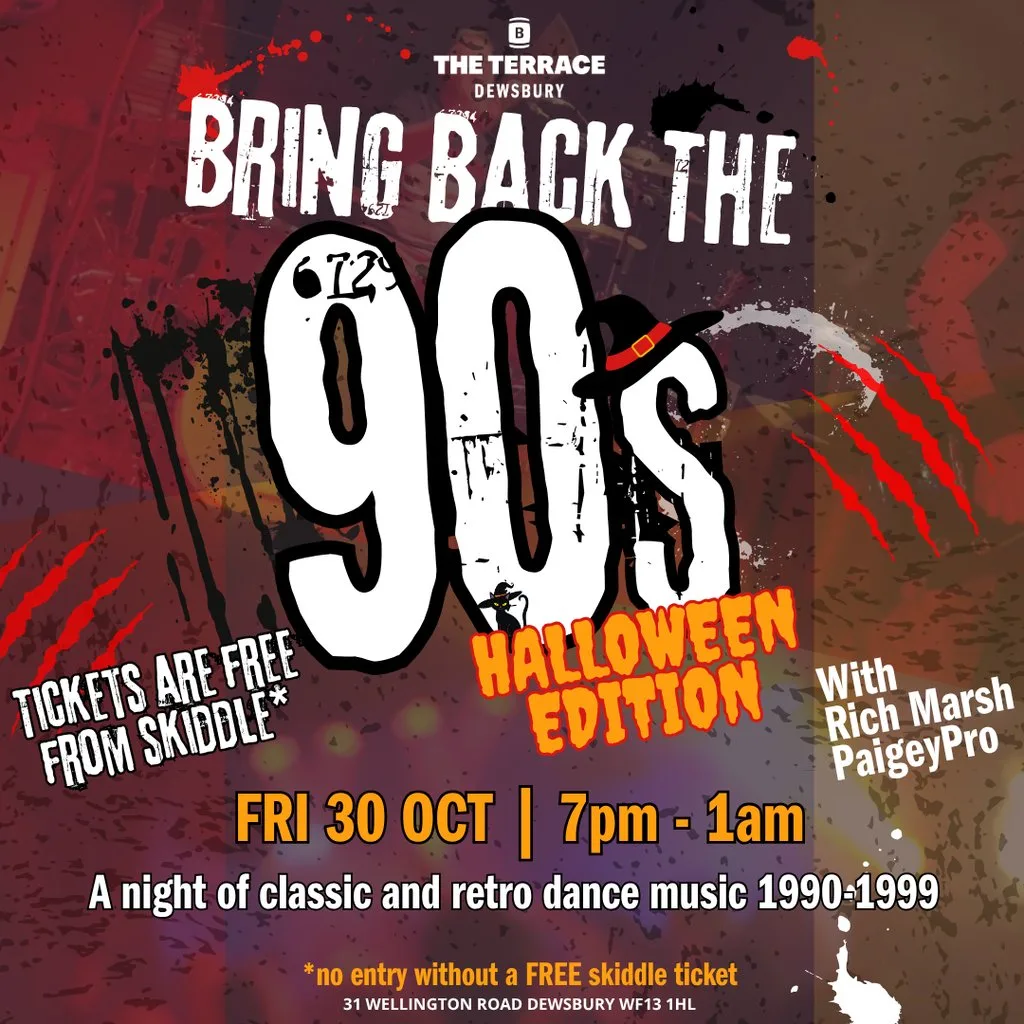 Bring back the 90s - Halloween Edition (Free event*)