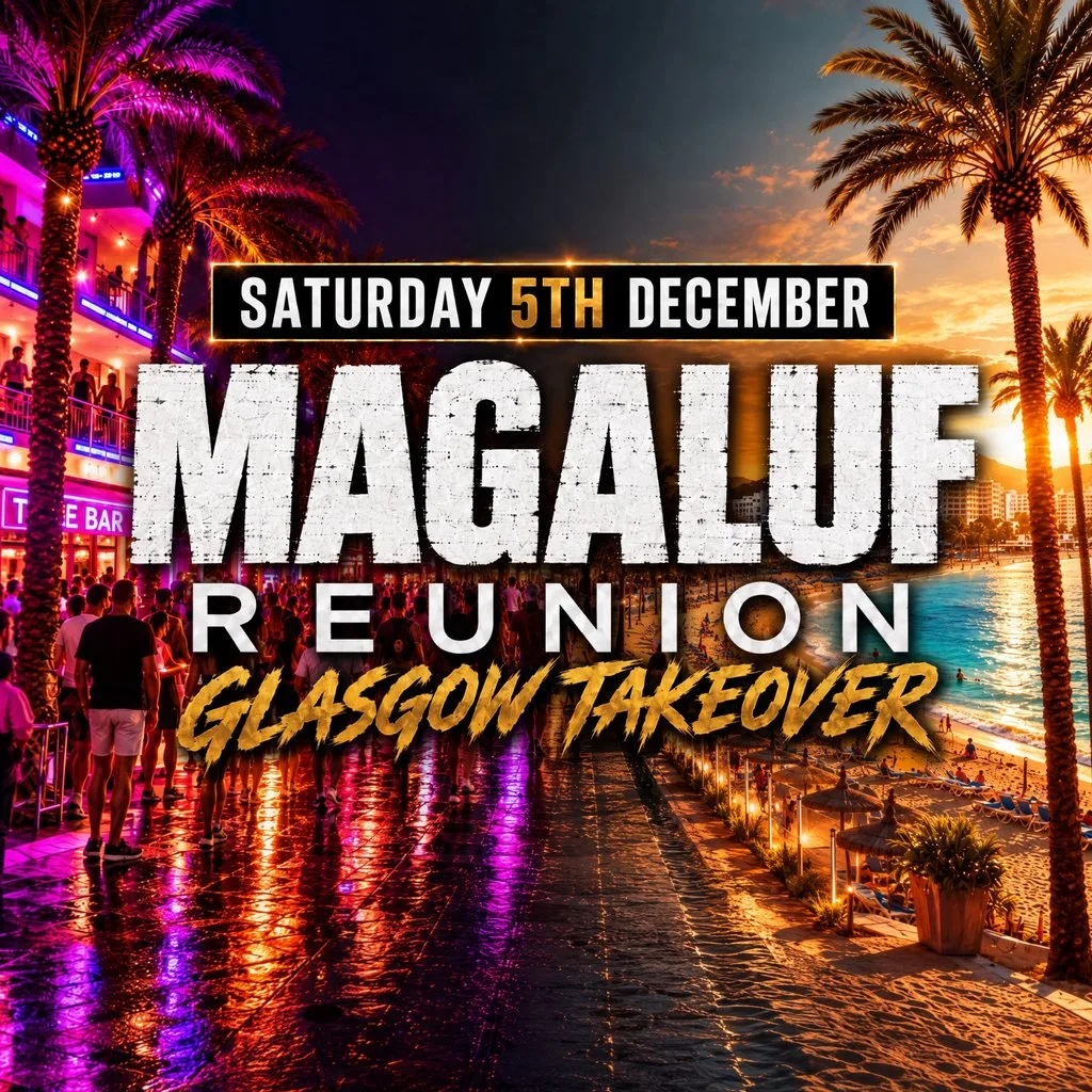 Magaluf Reunion: Glasgow Takeover at Saint Judes After Dark
