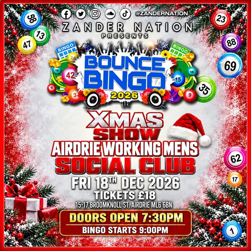 Zander Nation Bounce Bingo - XMAS Special
