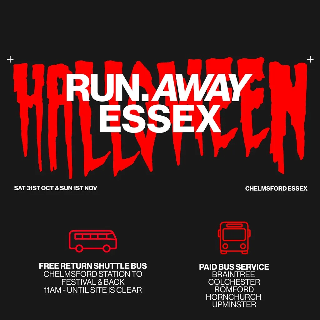 Run Away Halloween - Paid Buses & Car Park Tickets at Chelmsford City Racecourse