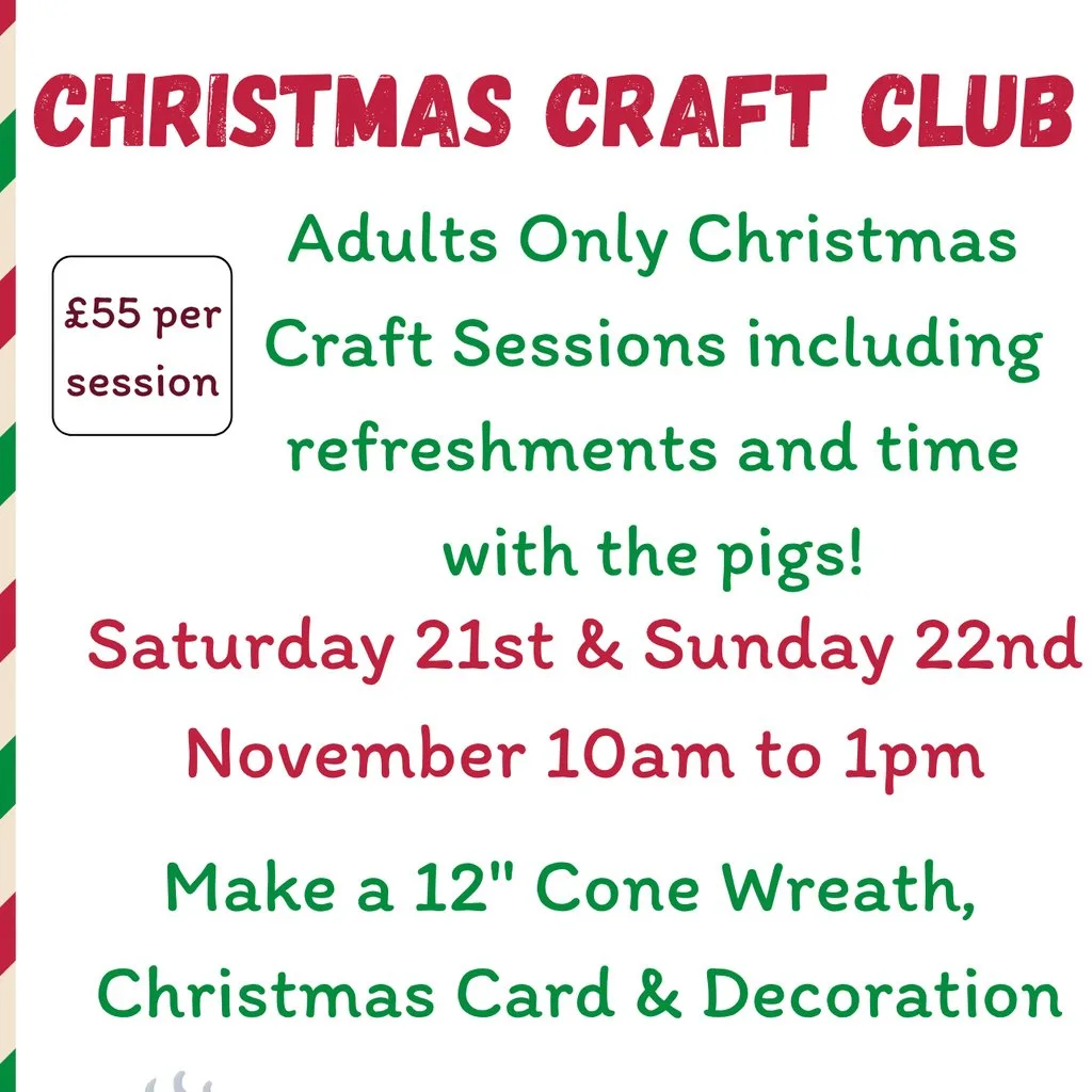 Christmas Wreath Making at Kew Little Pigs Farm Ltd