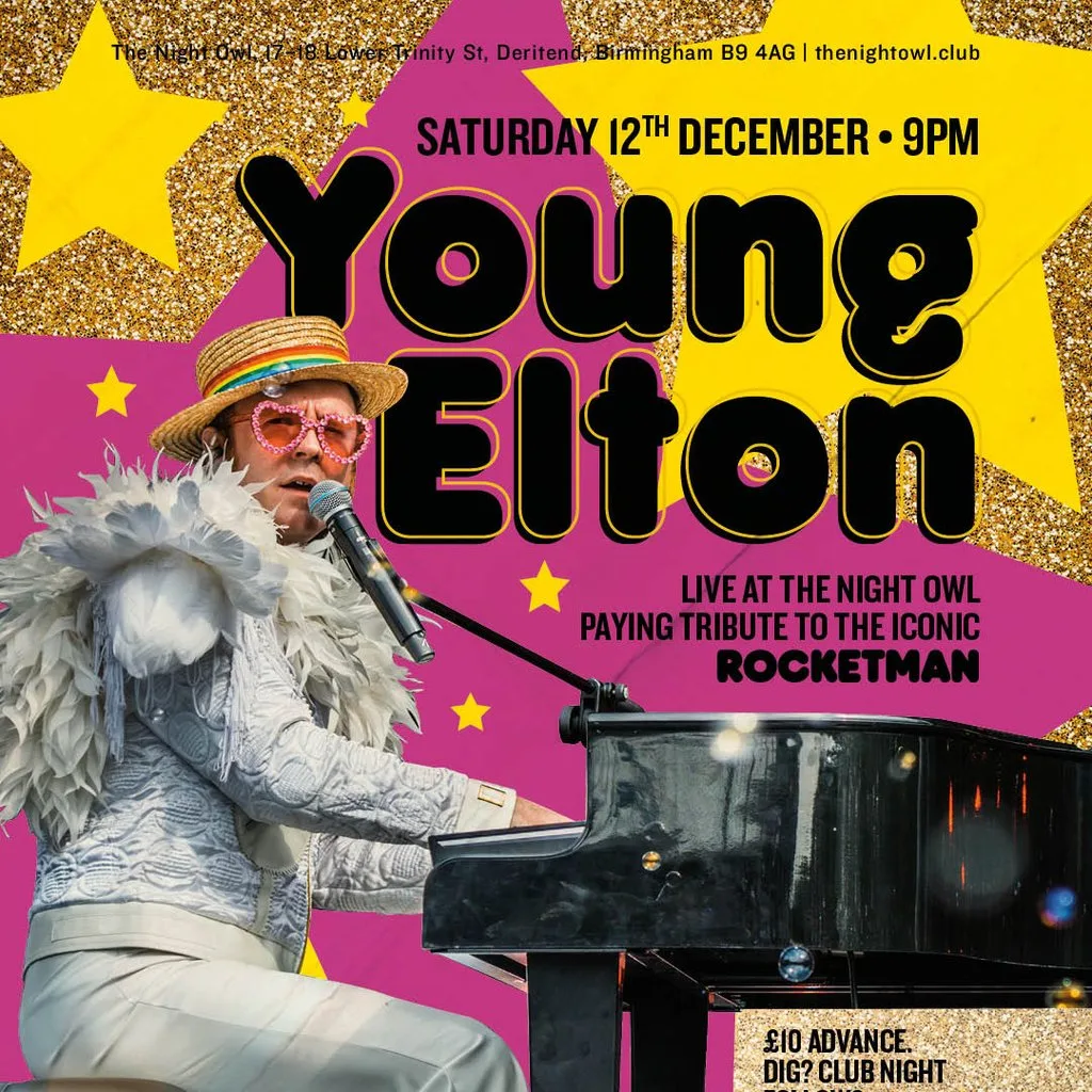 Young Elton LIVE at The Night Owl at The Night Owl
